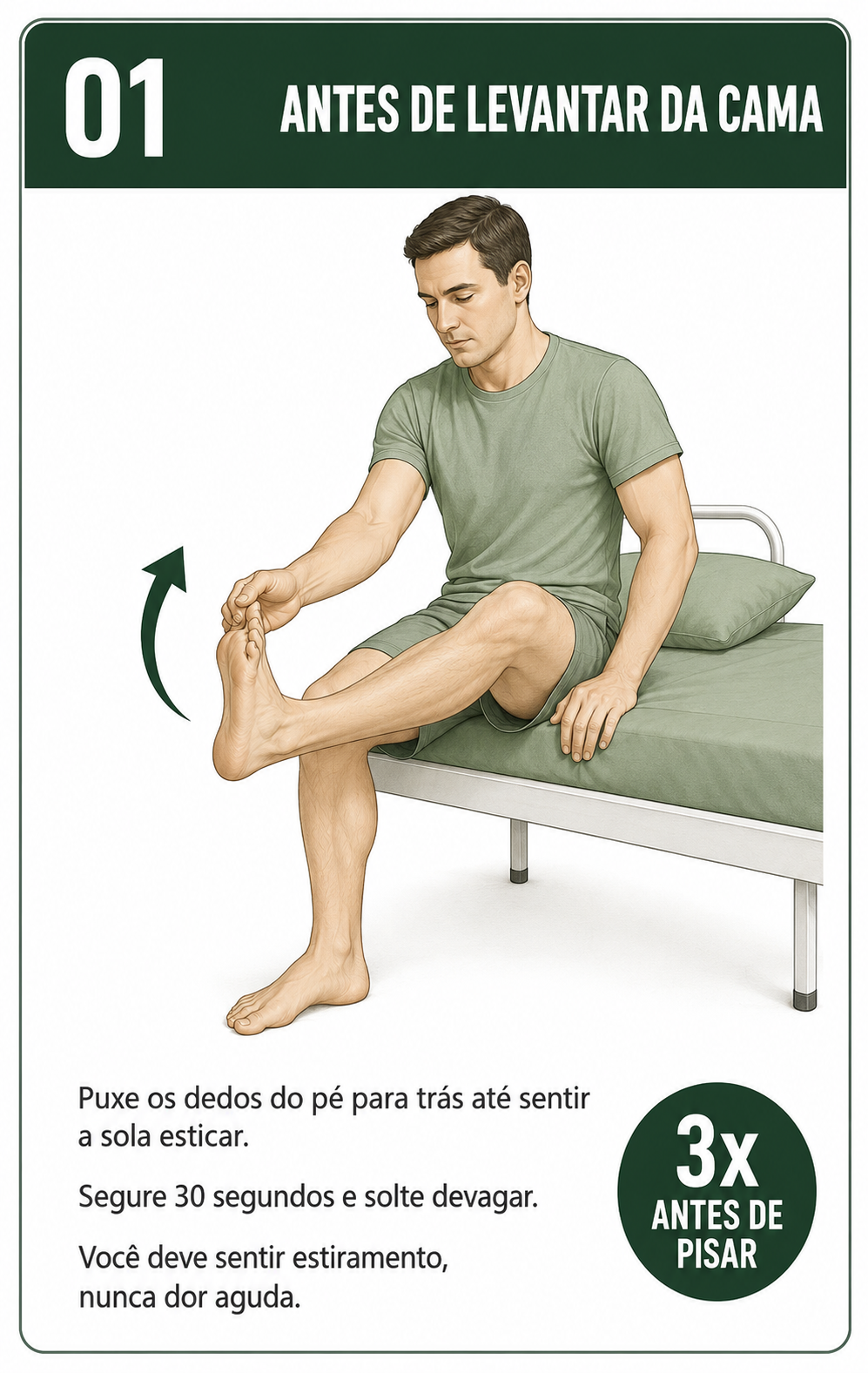 Ficha 01 — Alongamento da fáscia antes de levantar da cama