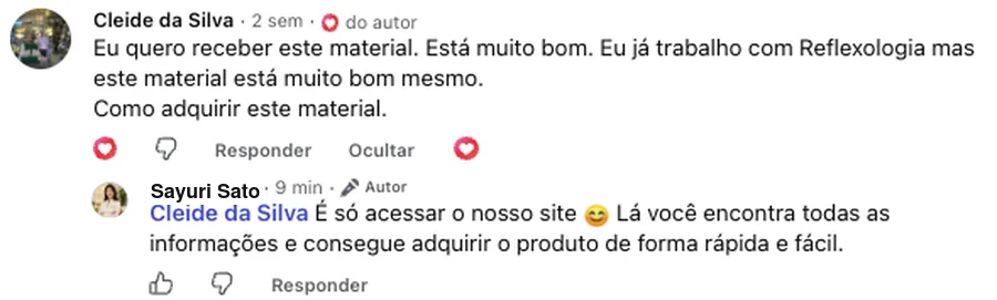 Depoimento de aluna 2