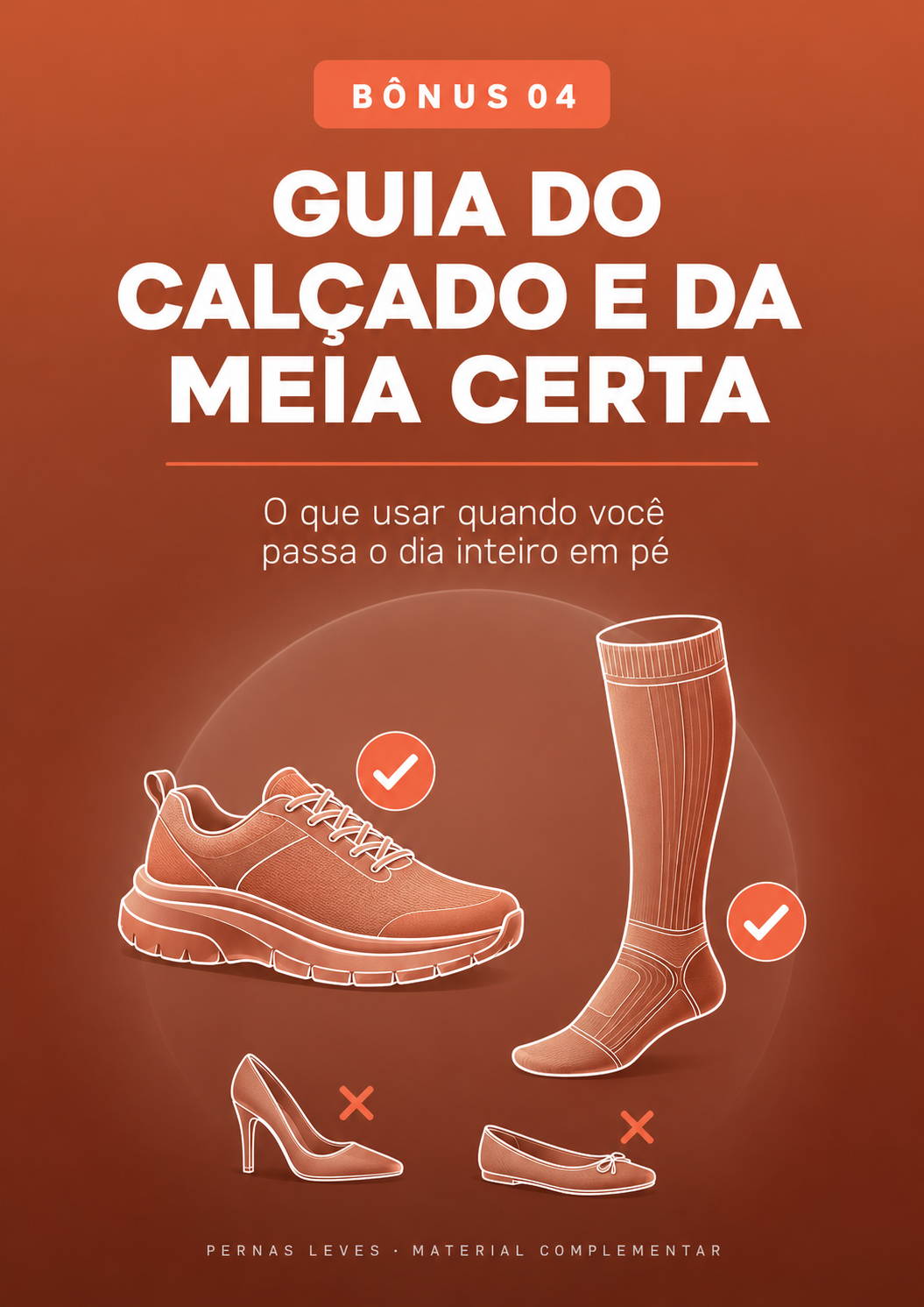 Capa do bônus Guia do Calçado e da Meia Certa