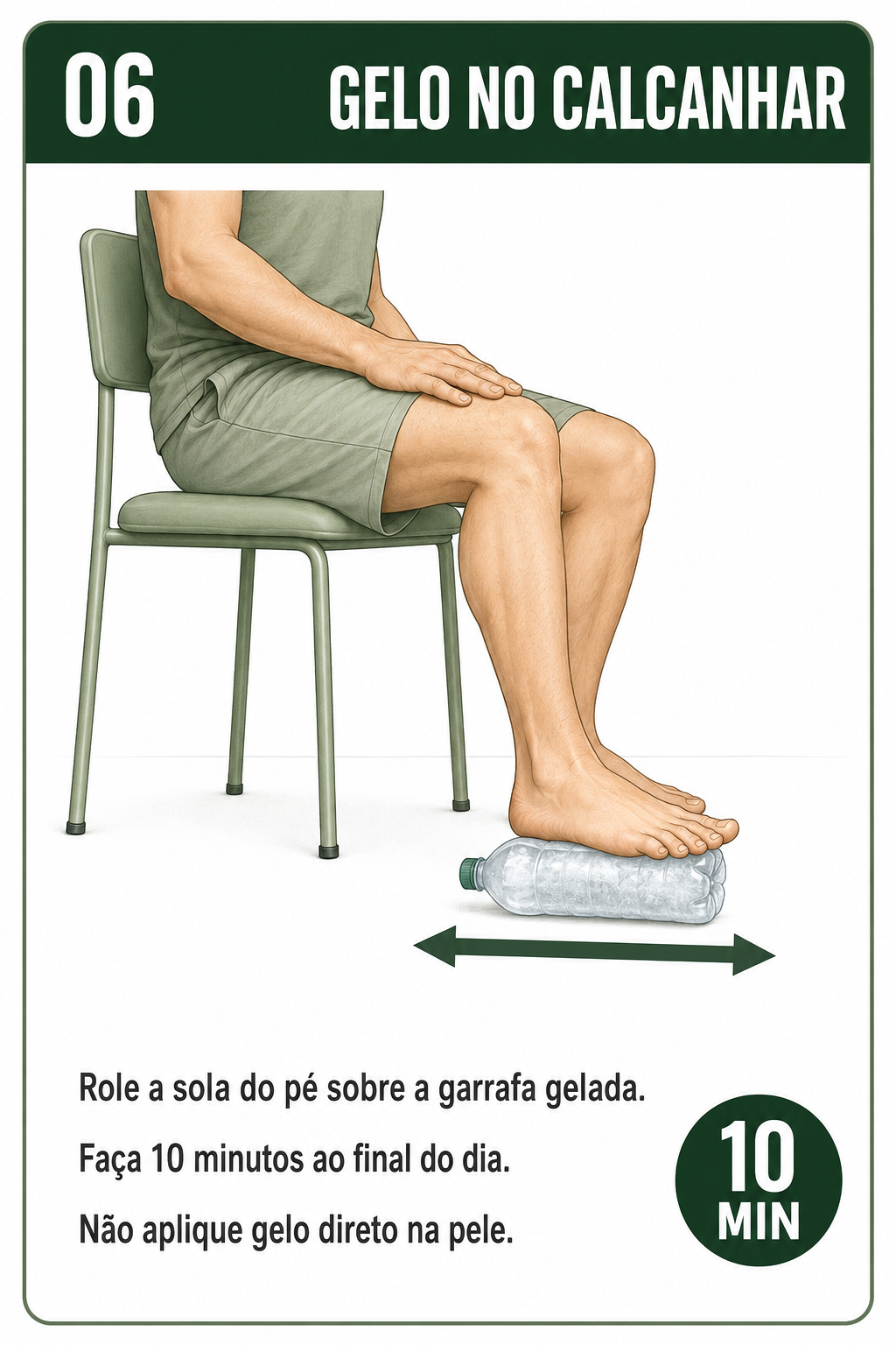 Ficha 06 — Gelo no calcanhar com garrafa gelada