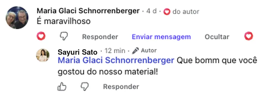 Depoimento de aluna 4
