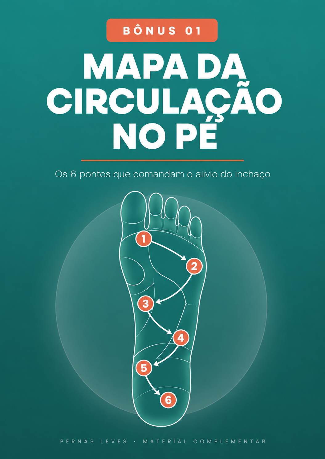 Capa do bônus Mapa da Circulação no Pé
